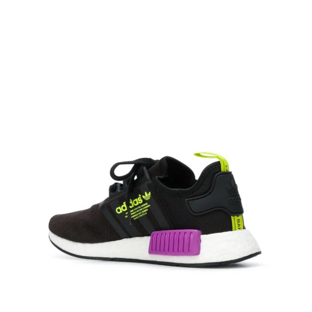 Men’s adidas NMD R1 Core Black Shock Purple | Sz 10.5